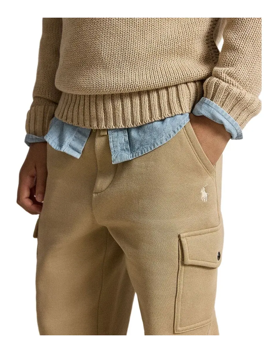 Детские флисовые карго-джоггеры Polo Ralph Lauren — изображение 3 из 4, классический хаки