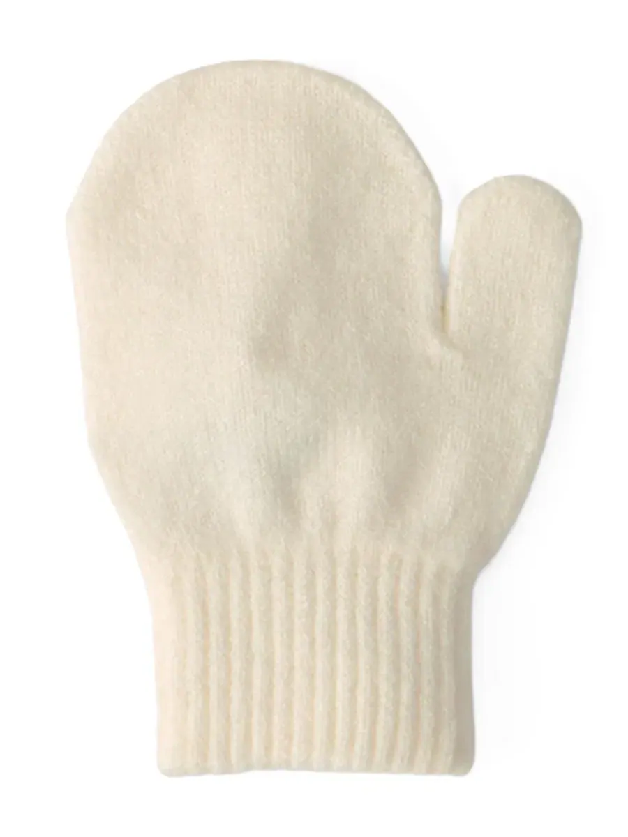 Комплект шапка и варежки с узором Фэр-Айл, модель Christmas Beanie and Glove Carter's — изображение 3 из 4, белый