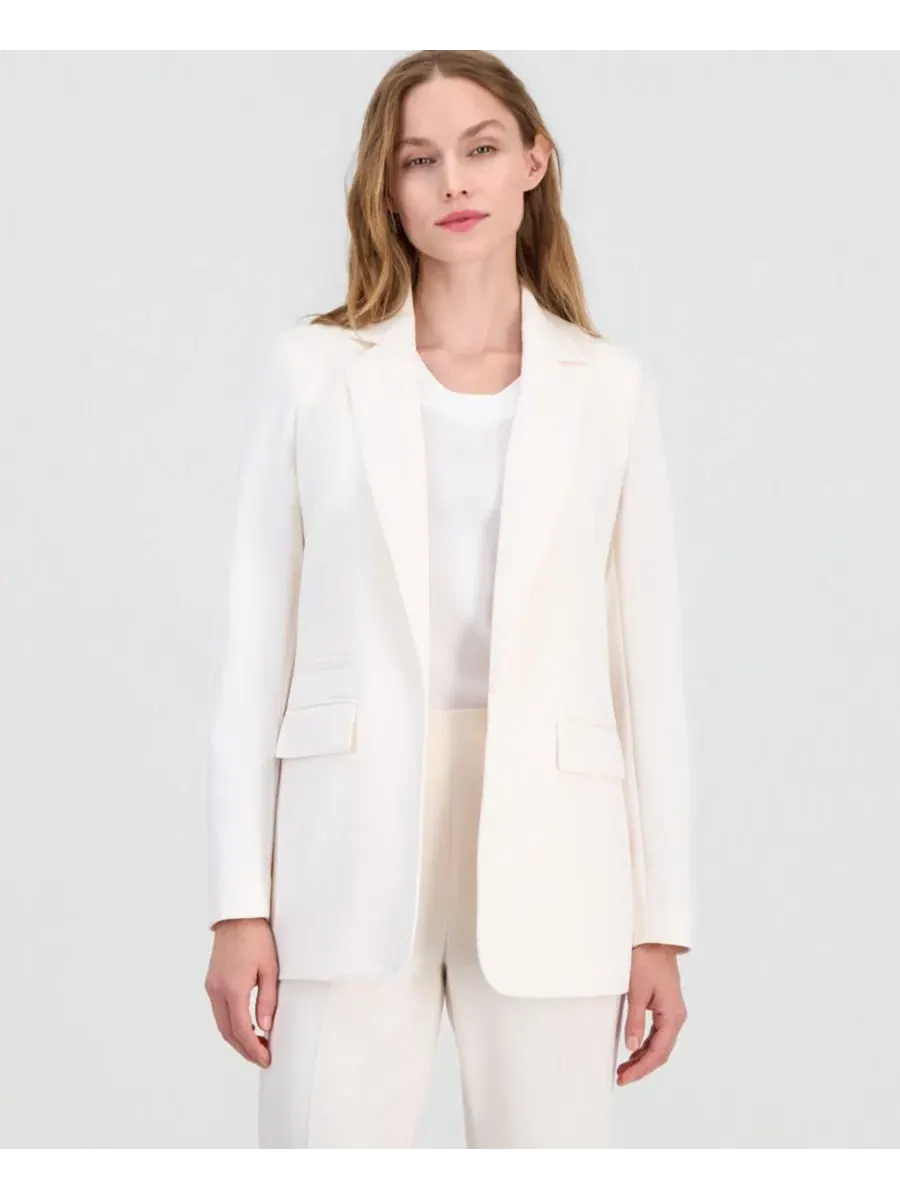 Жакет открытый с лацканами и тремя карманами Anne Klein