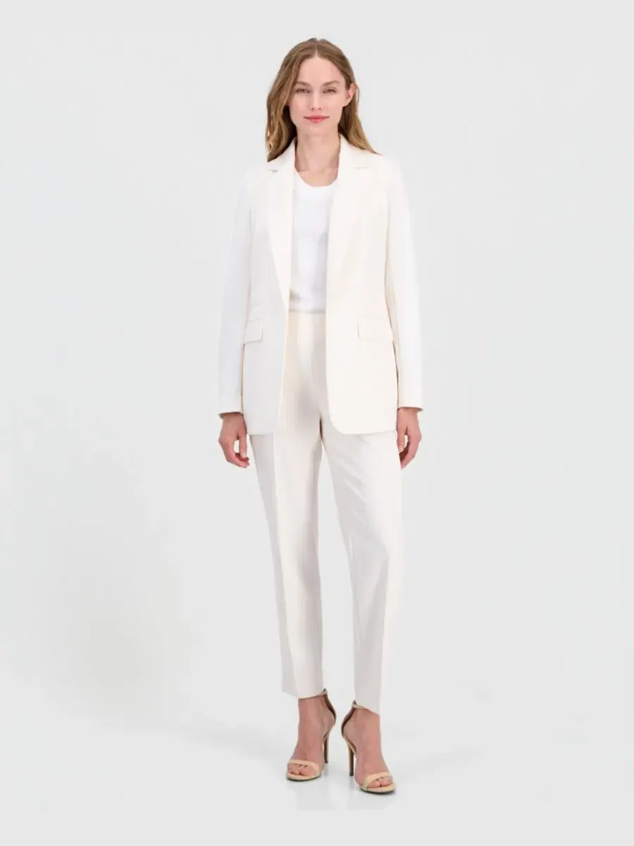Жакет открытый с лацканами и тремя карманами Anne Klein — изображение 2 из 4, белый