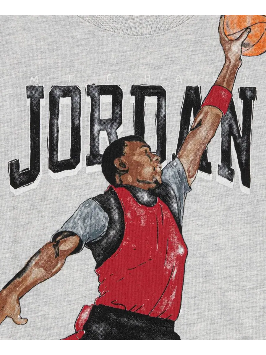 Футболка с коротким рукавом с принтом Michael Jordan Jordan — изображение 3 из 3, серый