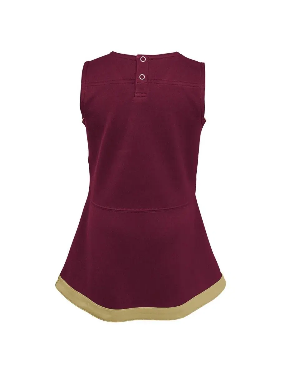 Комплект платье и шорты с вышивкой Cheer Captain Florida State Seminoles Outerstuff — изображение 3 из 4, гранат