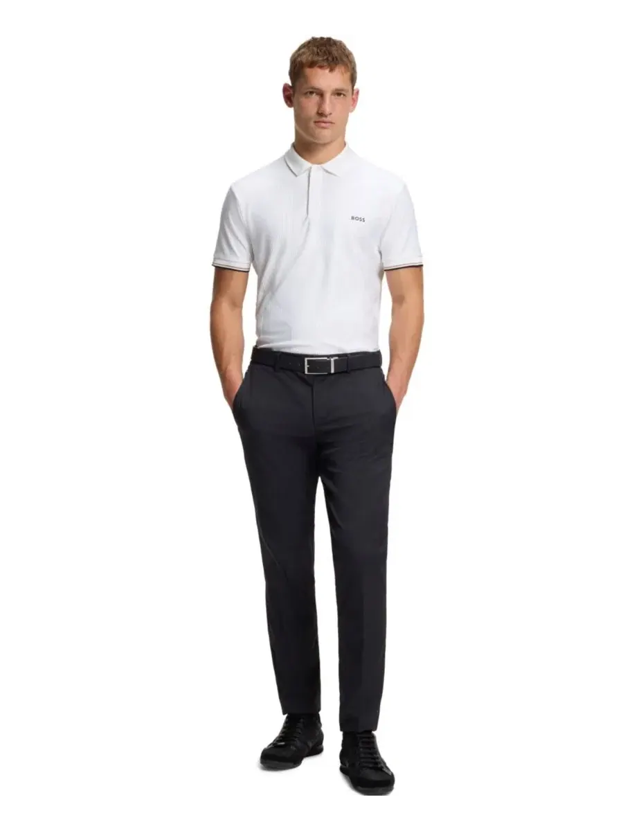 Поло с быстросохнущей тканью BOSS by Hugo Boss — изображение 4 из 5, белый