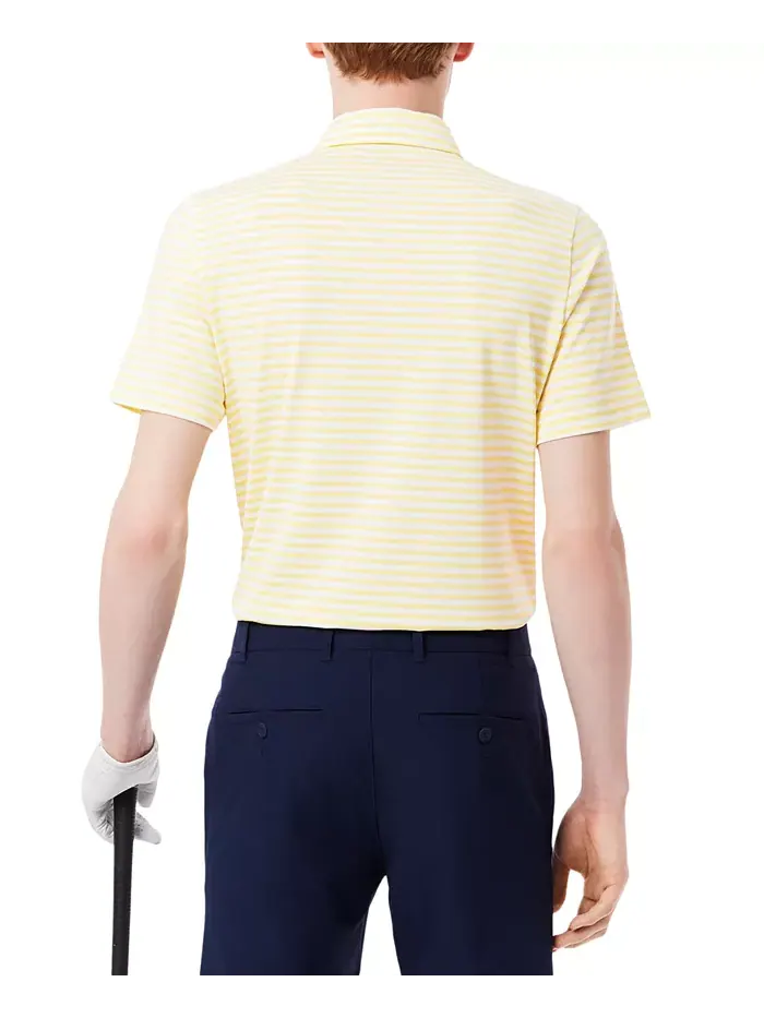 Поло Lacoste, мужское, желтое — изображение 2 из 5, желтый
