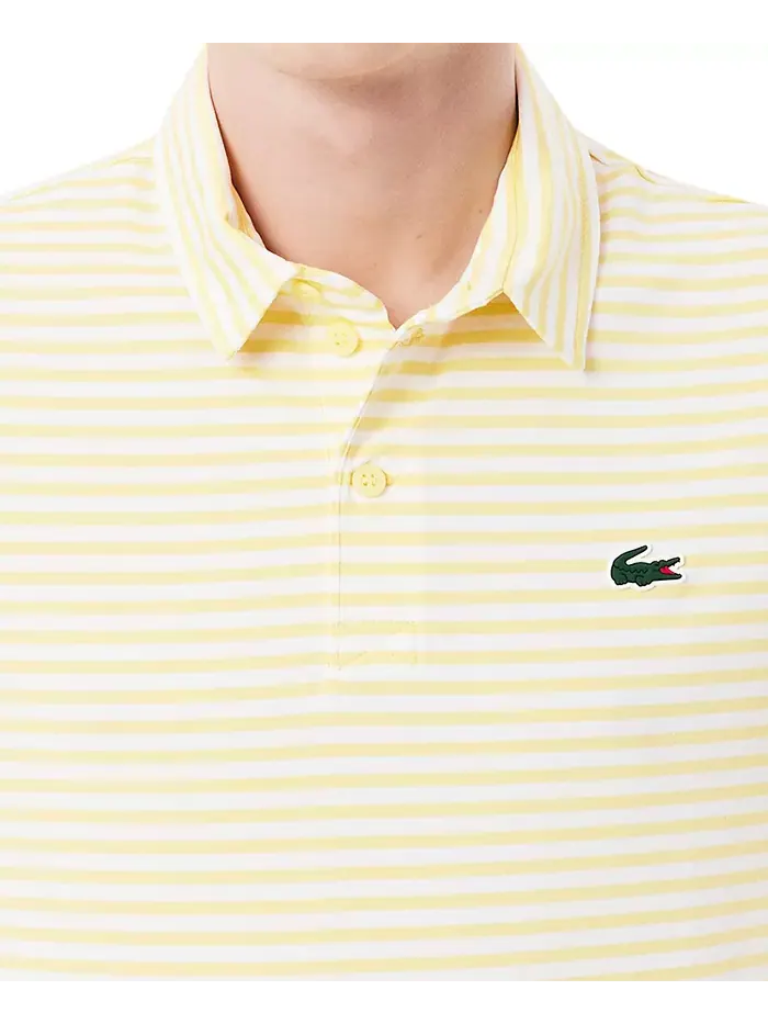 Поло Lacoste, мужское, желтое — изображение 3 из 5, желтый