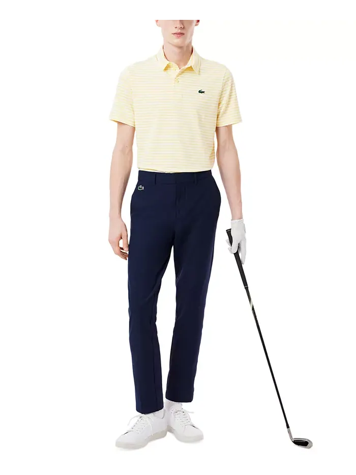 Поло Lacoste, мужское, желтое — изображение 4 из 5, желтый