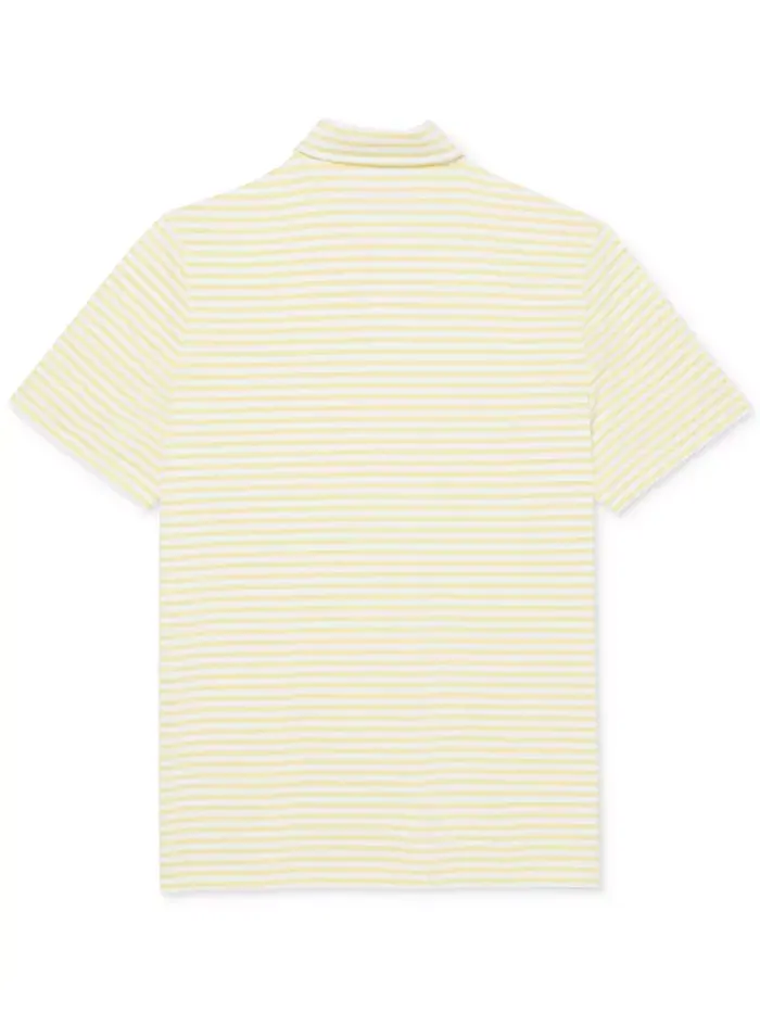 Поло Lacoste, мужское, желтое — изображение 5 из 5, желтый