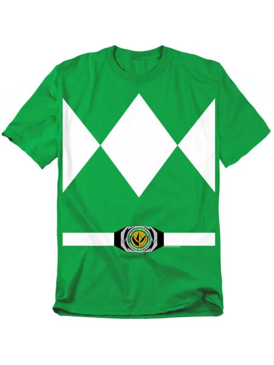 Футболка с принтом Ranger Uniform Power Rangers — зеленый
