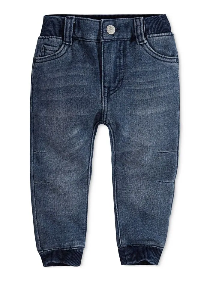 Вязаные джинсовые брюки-джоггеры для маленьких мальчиков Levi's