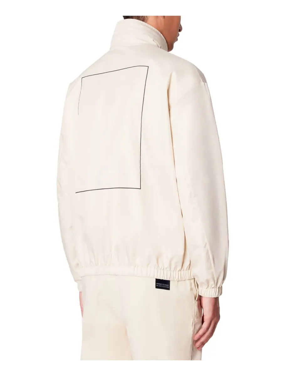 Мужская куртка Milano Limited Edition с двусторонней нашивкой и логотипом A|X Armani Exchange — изображение 2 из 4, белый