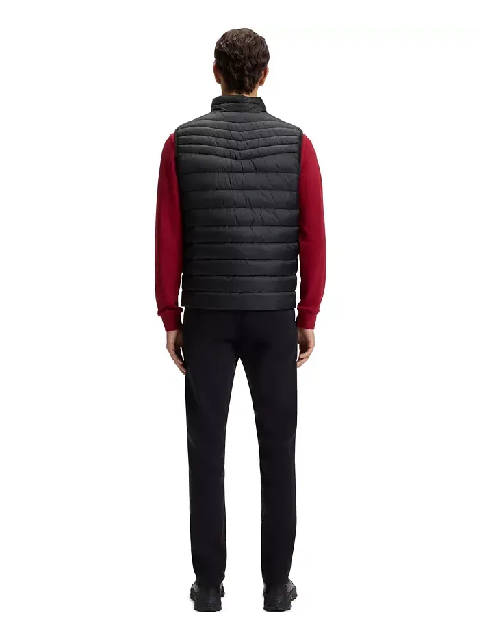 Мужская упаковываемая безрукавка Slim-Fit Hugo Boss — изображение 2 из 4, черный