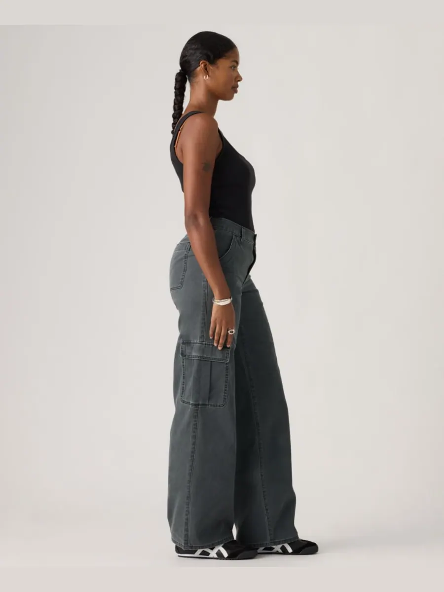 Женские джинсы-карго свободного кроя Superlow Levi's — изображение 3 из 4, серый