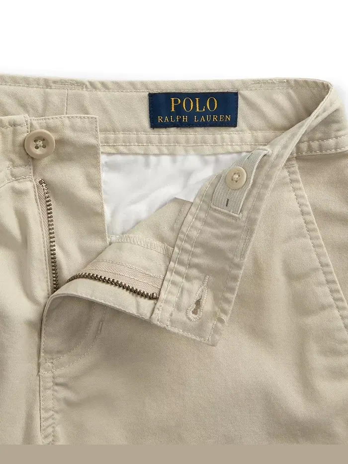 Шорты карго из стретч-ткани для мальчиков Big Boys Polo Ralph Lauren — изображение 3 из 3, песочный
