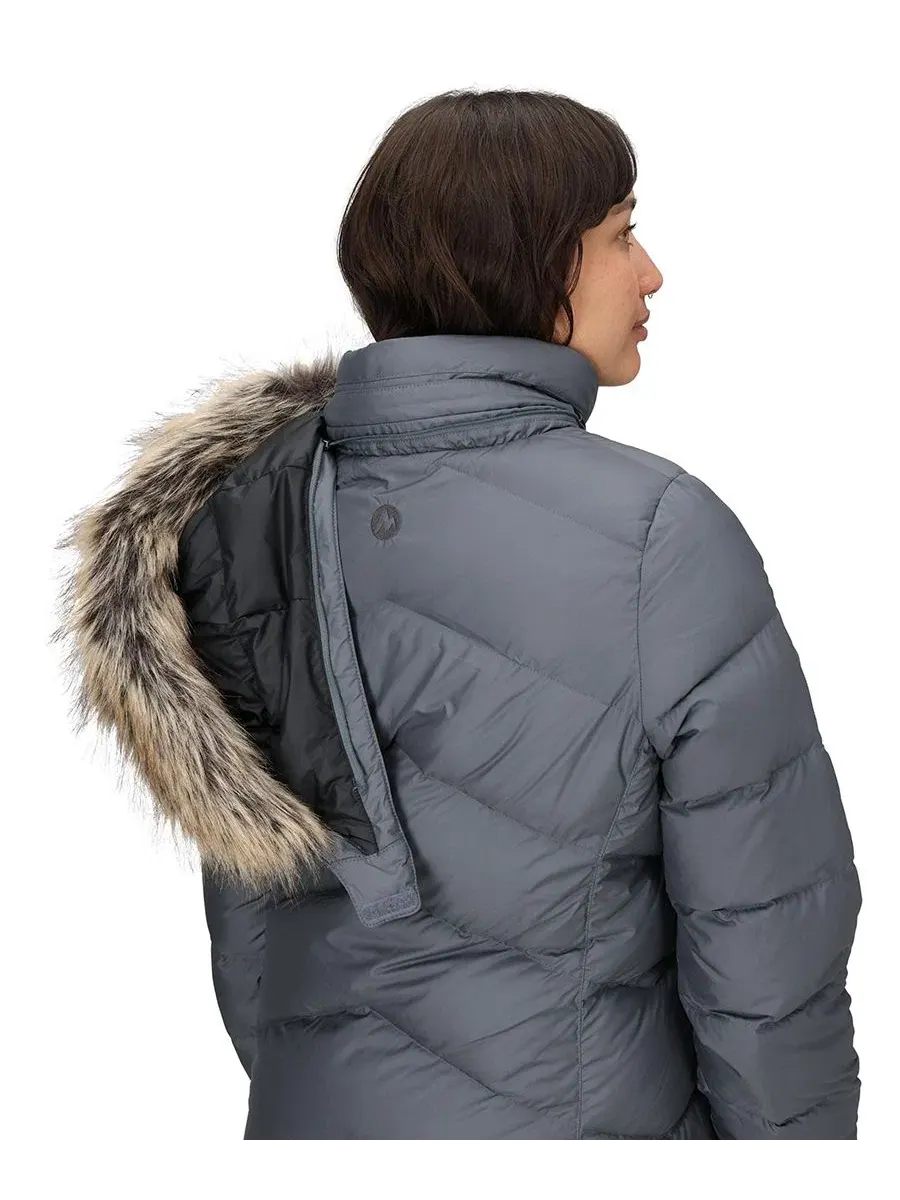 Длинное зимнее пальто Montreaux Marmot — изображение 2 из 6, стальной