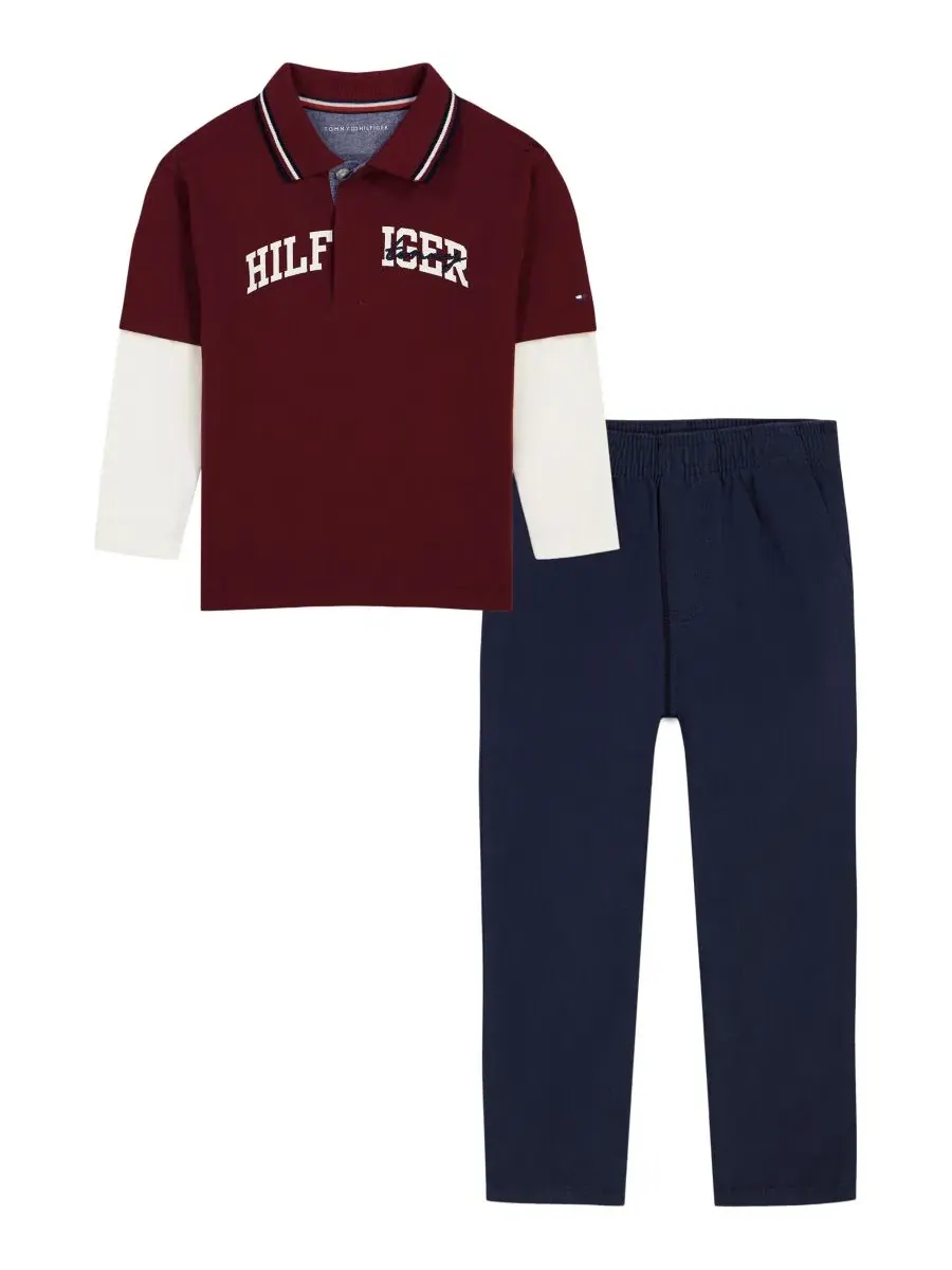 Комплект из поло и брюк Tommy Hilfiger