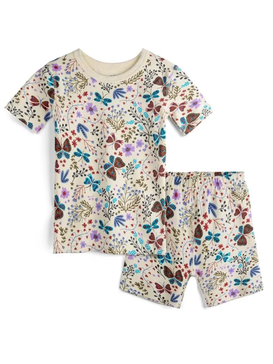 Комплект пижам с коротким рукавом и шортами Fair Trade 100% органический хлопок Mightly