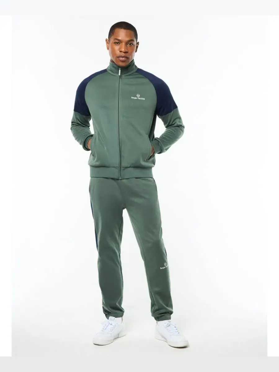 Куртка-бомбер Sergio Tacchini Spacco Track Jacket — изображение 2 из 5, зеленый