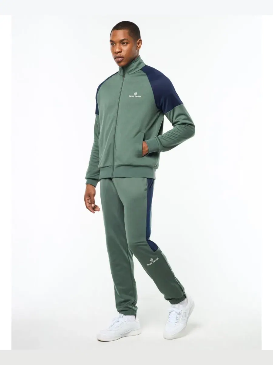Куртка-бомбер Sergio Tacchini Spacco Track Jacket — изображение 3 из 5, зеленый