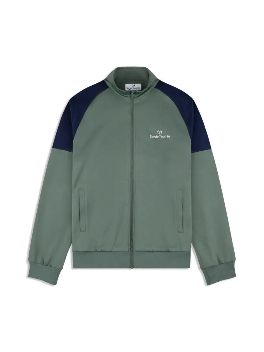 Куртка-бомбер Sergio Tacchini Spacco Track Jacket — изображение 5 из 5, зеленый
