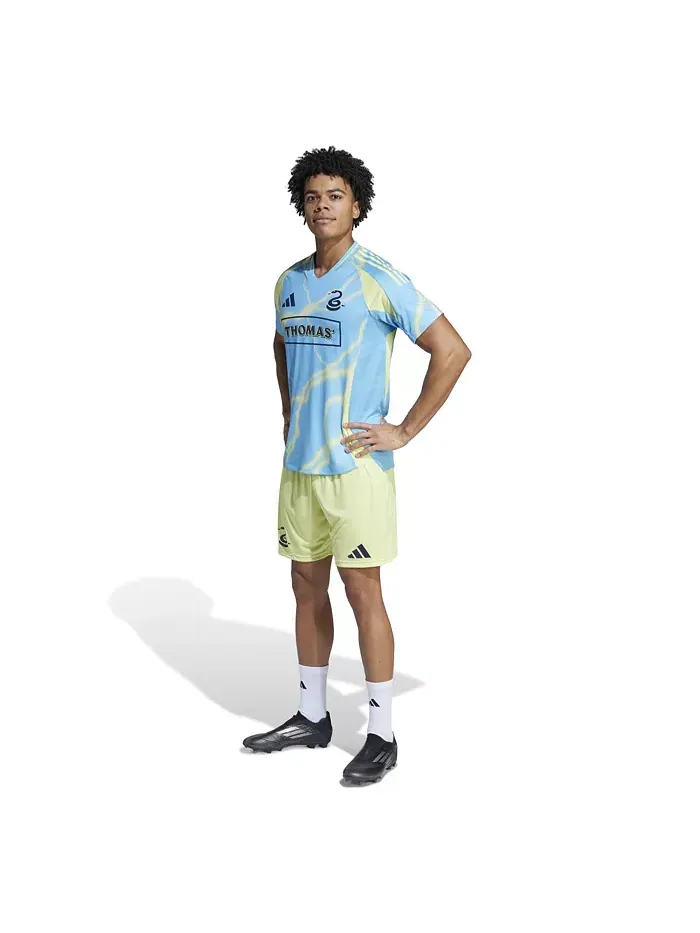 Мужские шорты Philadelphia Union Away 2025 The Voltage Kit Authentic — изображение 5 из 5, желтый
