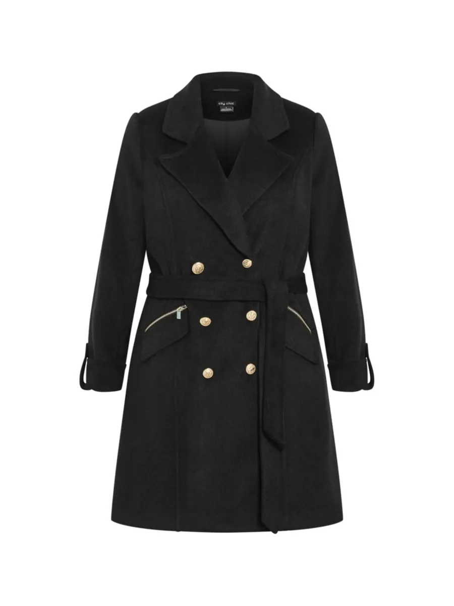 Женское пальто Gillian CITY CHIC — изображение 5 из 5, черный