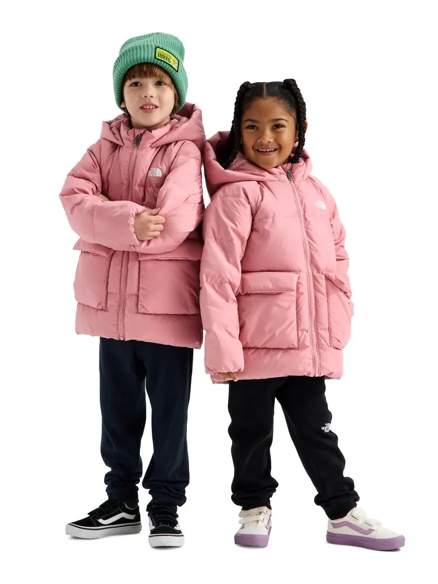 Детская куртка-парка с утеплителем, с капюшоном The North Face — изображение 2 из 7, розовый