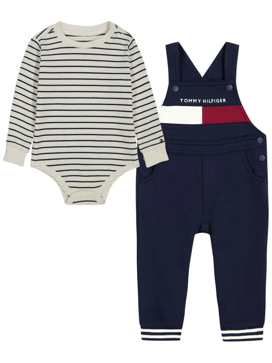 Комплект из боди и комбинезона Tommy Hilfiger