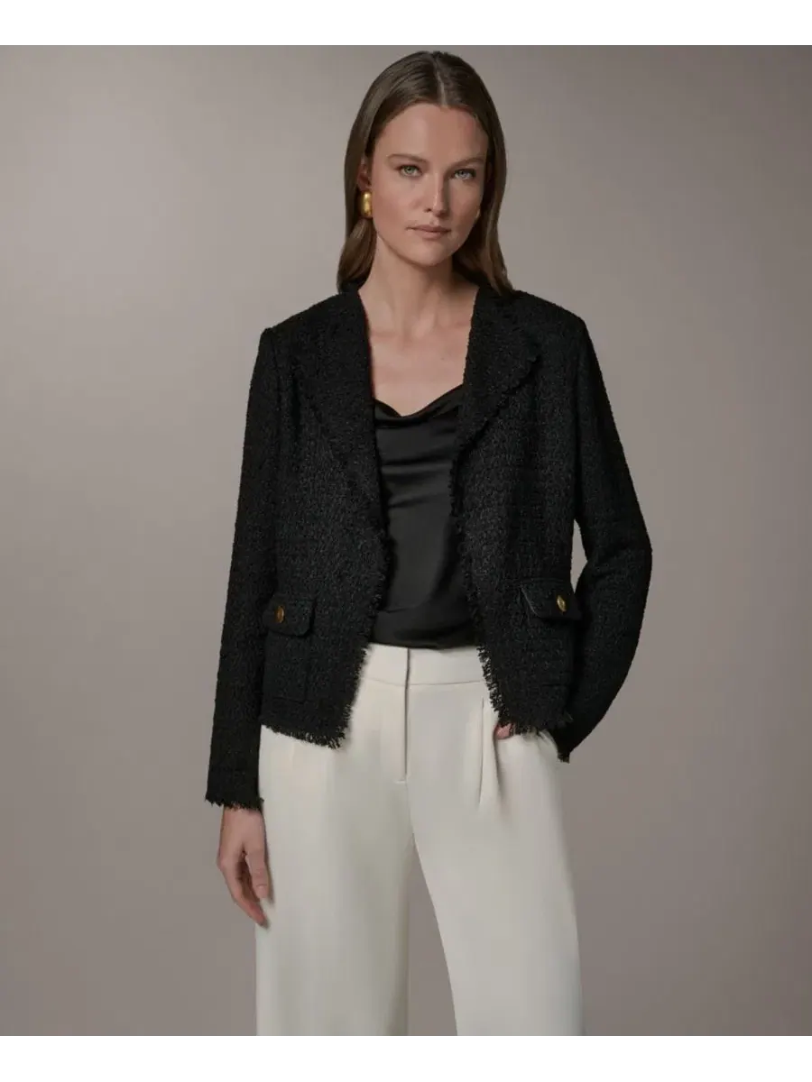 Жакет с открытым передом и длинным рукавом Donna Karan New York