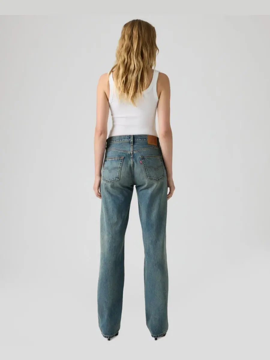 Джинсы прямого кроя с высокой талией, модель 501 90's Levi's — изображение 5 из 5, синий