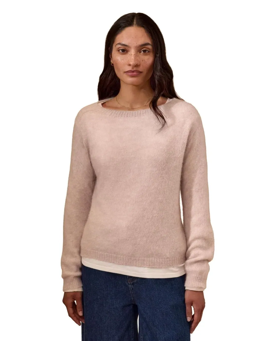 Свитер с открытым плетением Boat Neck Celtic & Co.