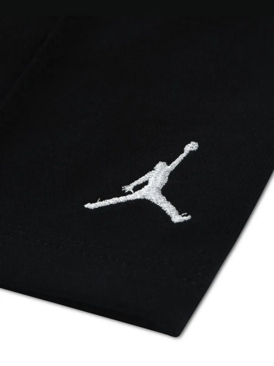 Комплект из майки и шорт с плиссировкой Jordan, Toddler 2T-4T — изображение 3 из 4, черный