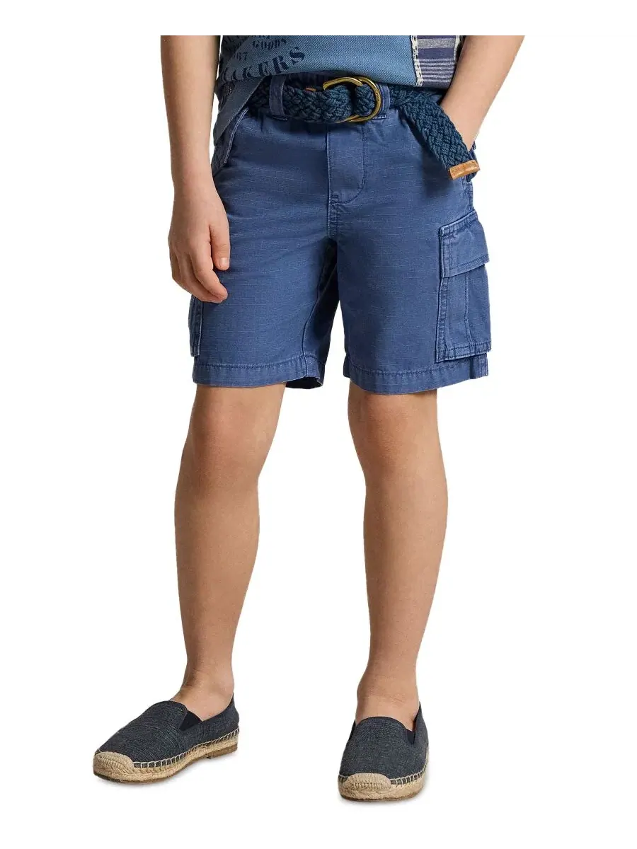 Шорты хлопковые карго с завязками Polo Ralph Lauren