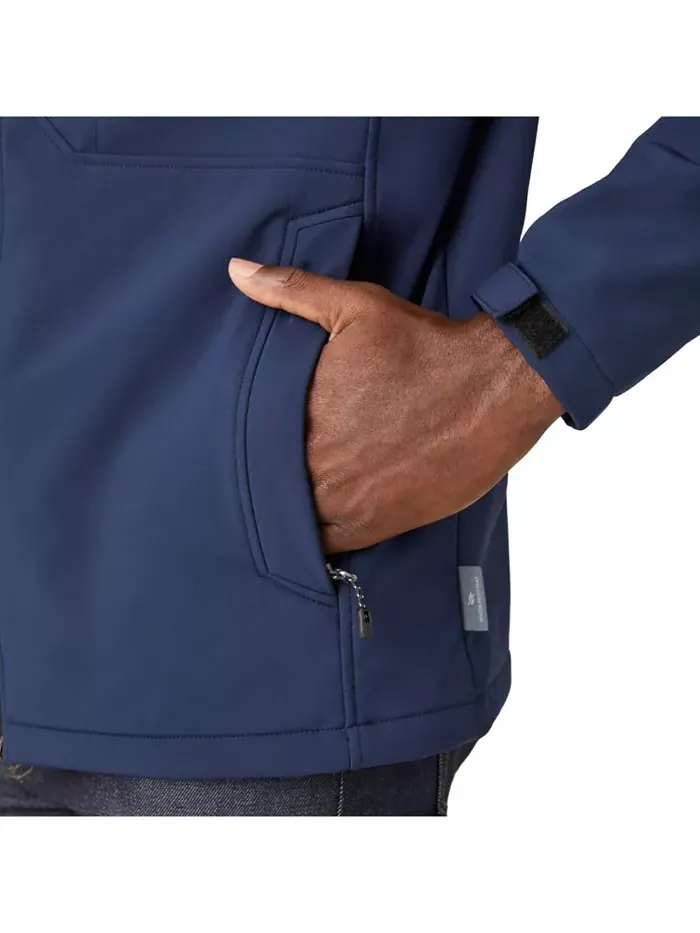 Мужская куртка Journeyman Flex Super Softshell Free Country — изображение 5 из 6, темный темно-синий