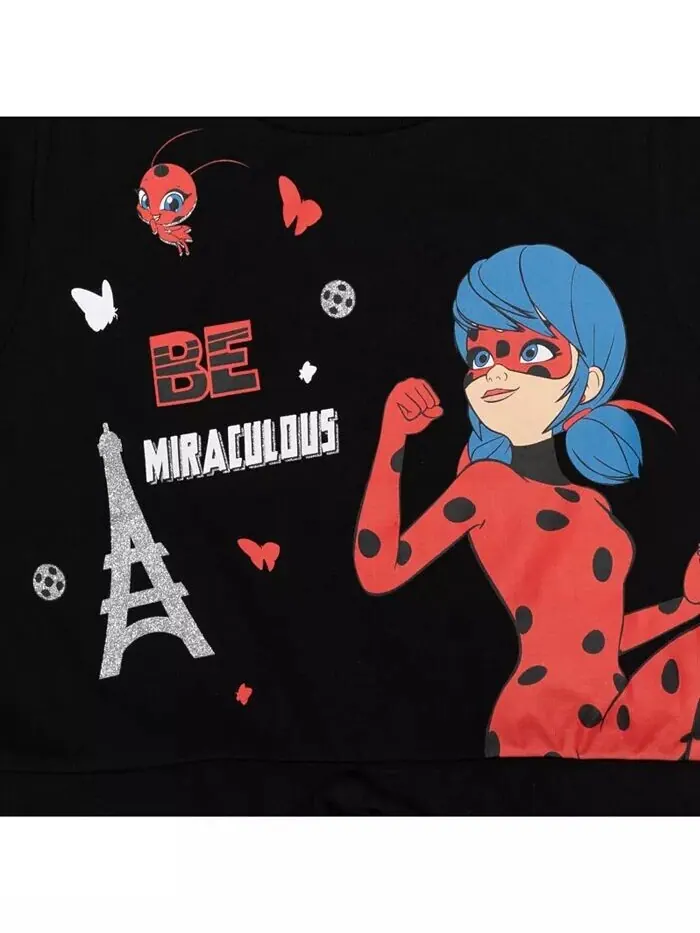 Платье из тюля с божьей коровкой для девочек Rena Rouge Miraculous — изображение 4 из 8, черный/красный