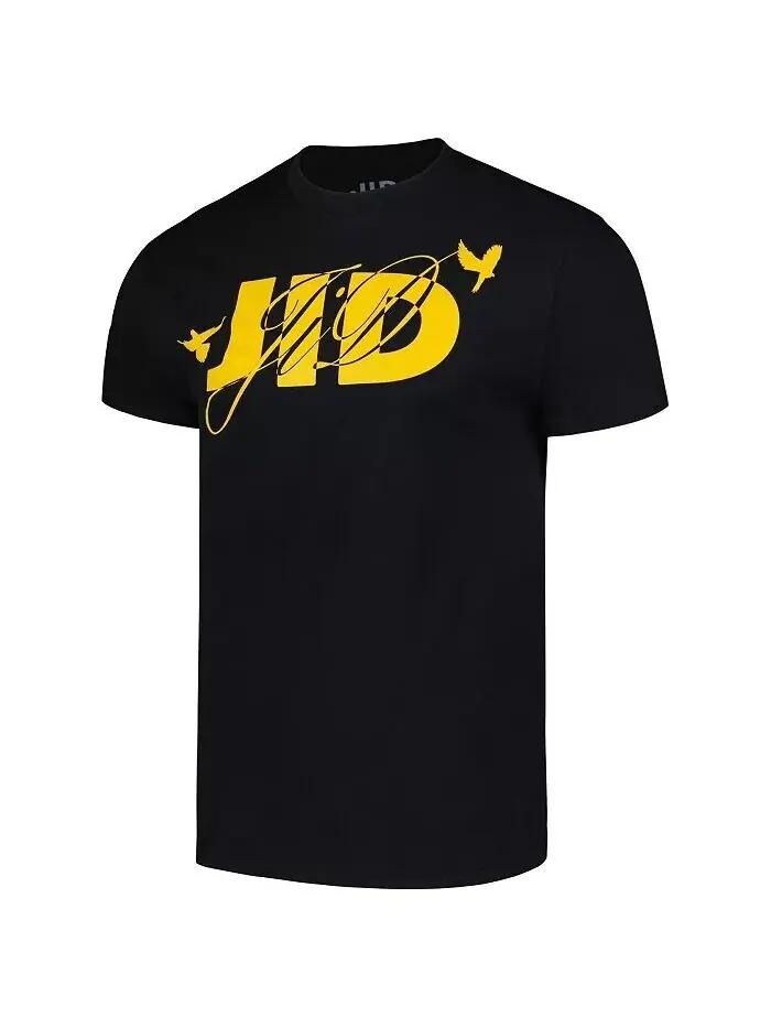 Мужская и женская черная футболка с логотипом JID Manhead Merch — изображение 2 из 3, черный