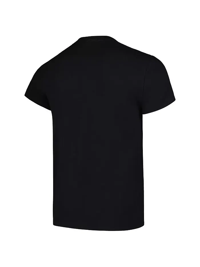 Мужская и женская черная футболка с логотипом JID Manhead Merch — изображение 3 из 3