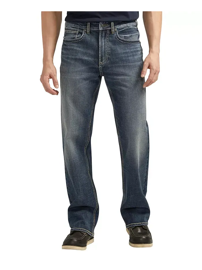 Джинсы Gordie Relaxed Fit Straight Leg Silver Jeans Co.