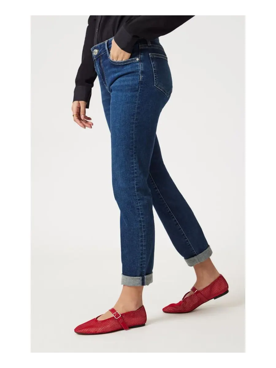 Женская обувь Mavi Emma Slim Boyfriend в глубоком матовом цвете Tribeca Mavi Jeans — изображение 2 из 3, синий