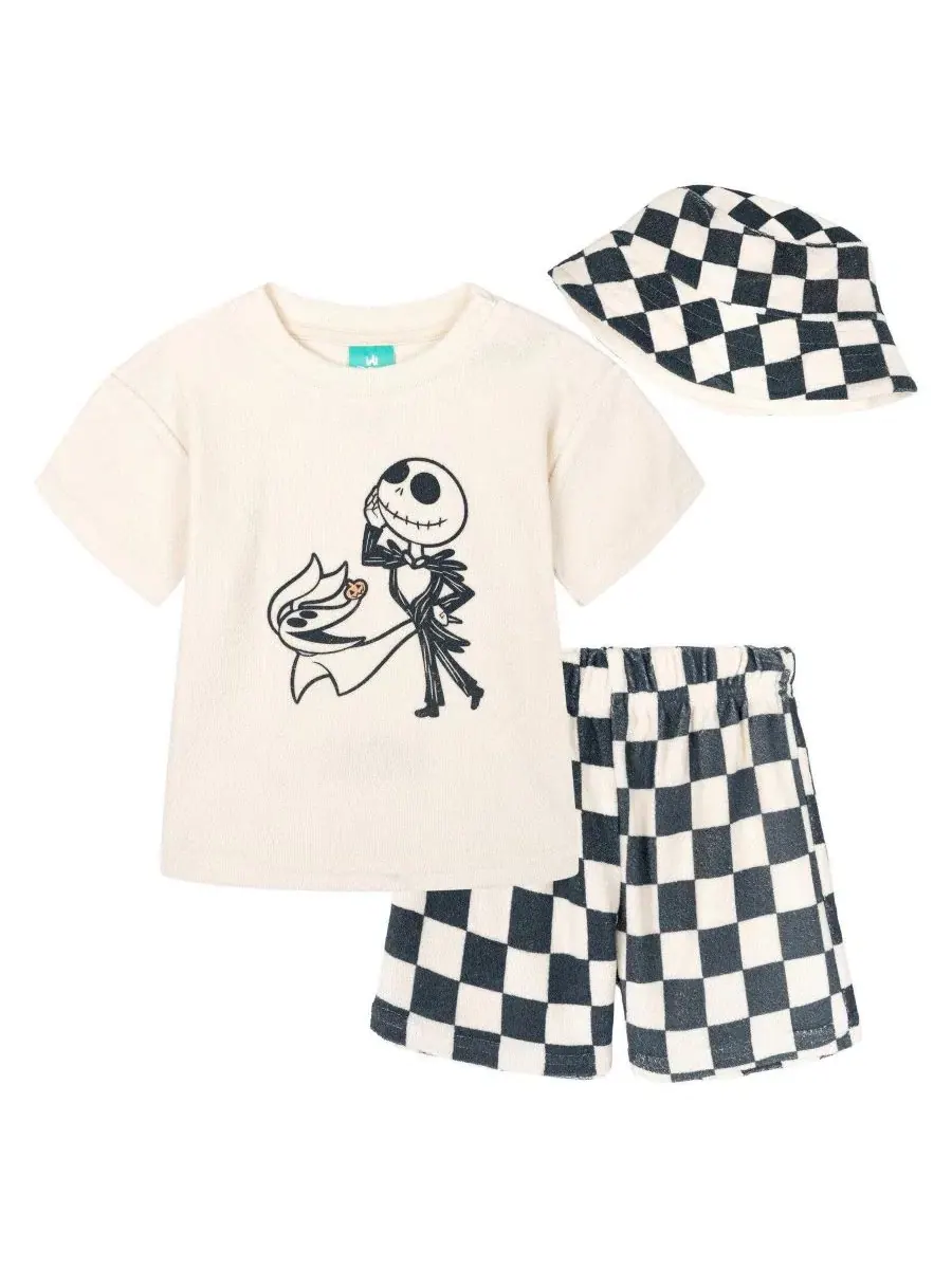 Комплект из топа, шорт и панамки с принтом The Nightmare Before Christmas Nightmare Before Christmas