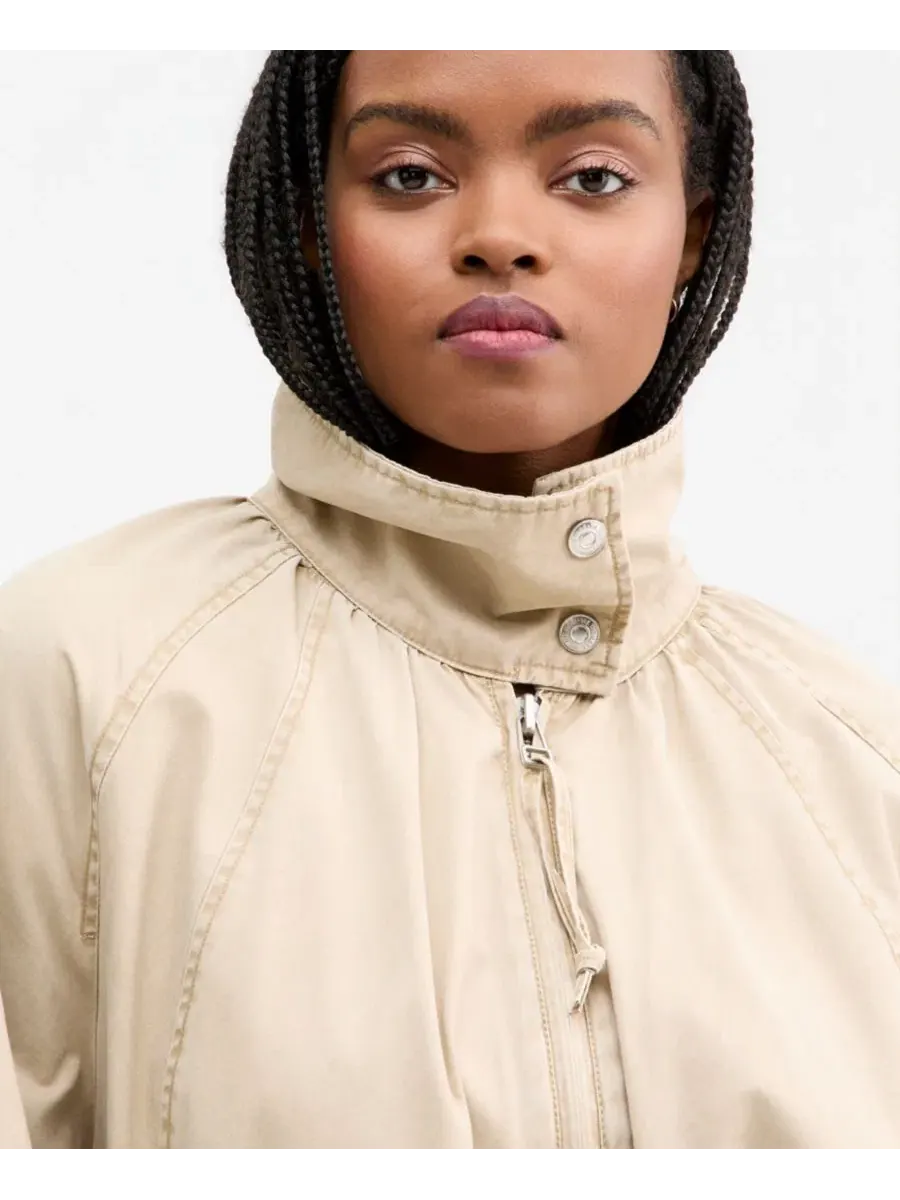 Женская куртка оверсайз Chelsea Utility с воротником-воронкой Free People — изображение 4 из 4, овсяный