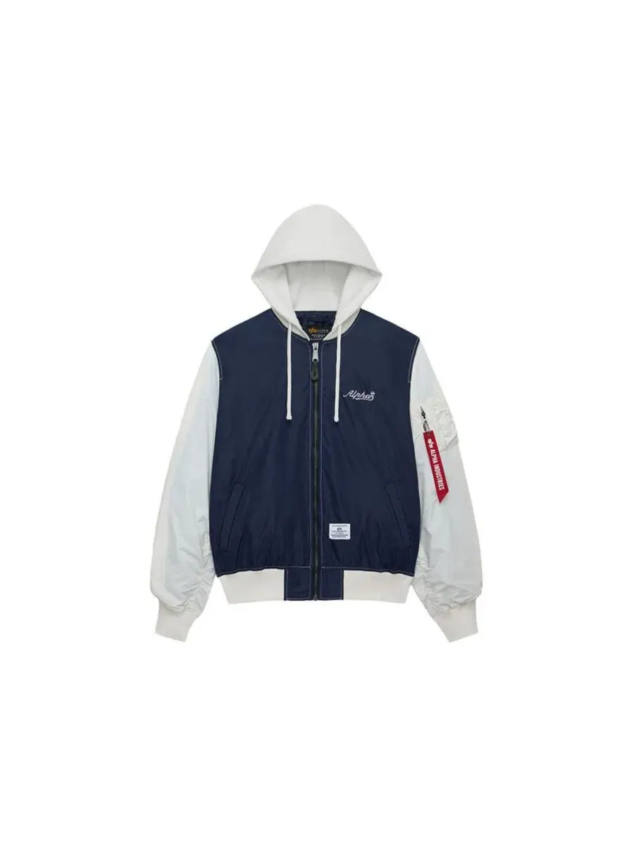Куртка летная L-2B Relaxed Varsity Alpha Industries — изображение 2 из 3, синий