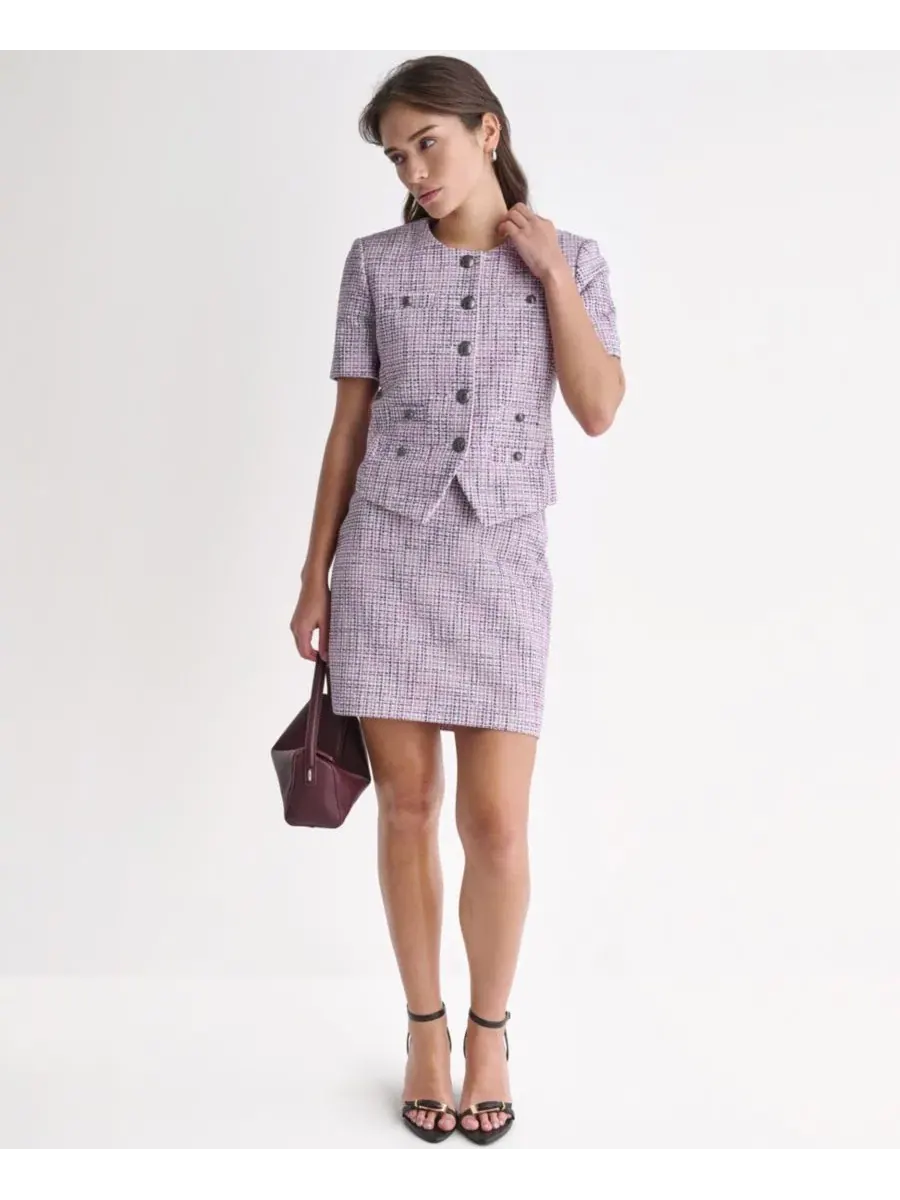 Женский блейзер с принтом BCBG — изображение 2 из 6, мульти