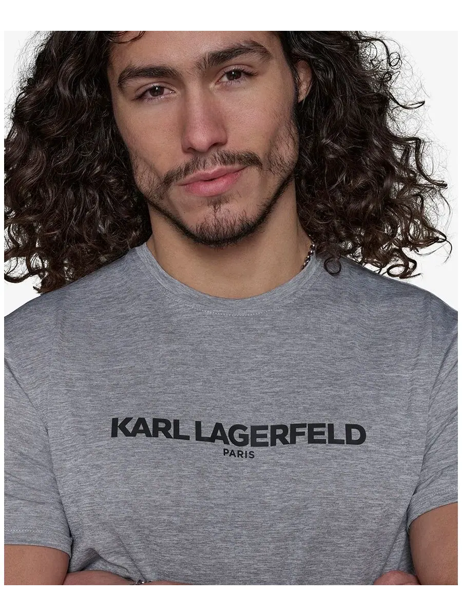 Рашгард с коротким рукавом Logo KARL LAGERFELD PARIS — 3