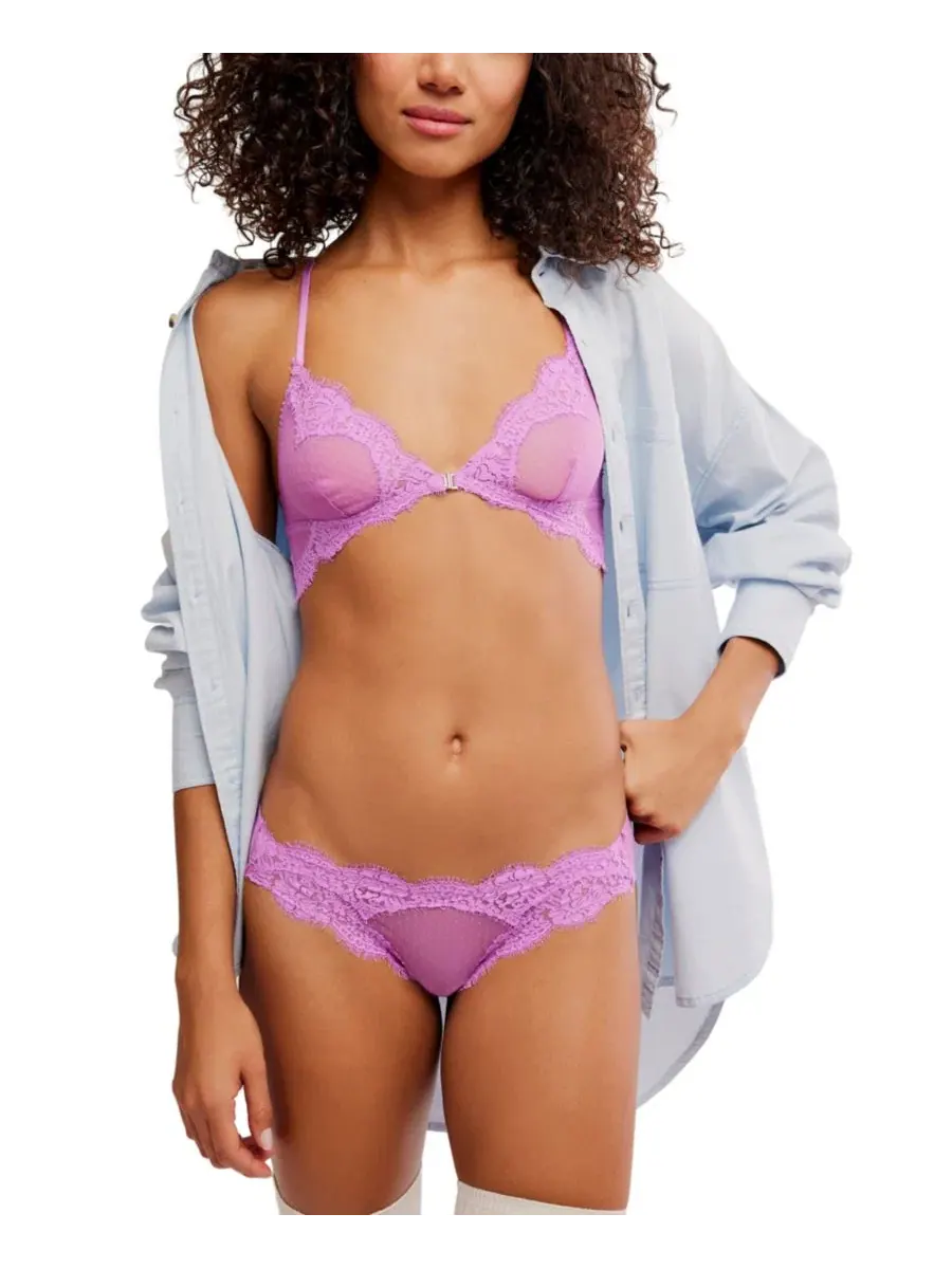 Бюстгальтер-бандо с кружевом, модель Fiona Free People, First Bloom
