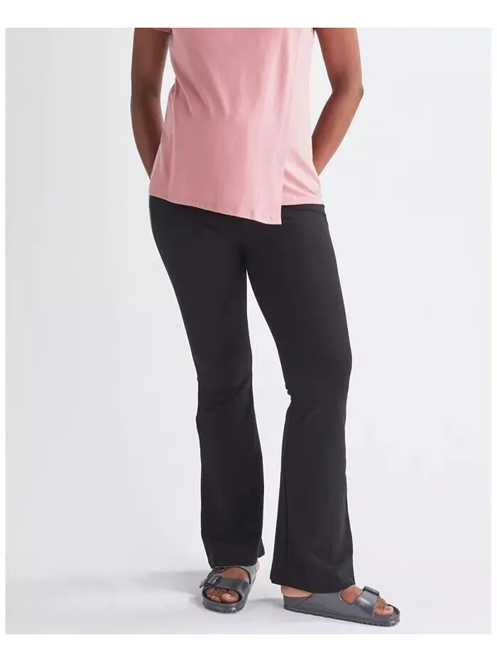 Черные расклешенные брюки Maternity Angel Deluxe ANGEL MATERNITY — черный