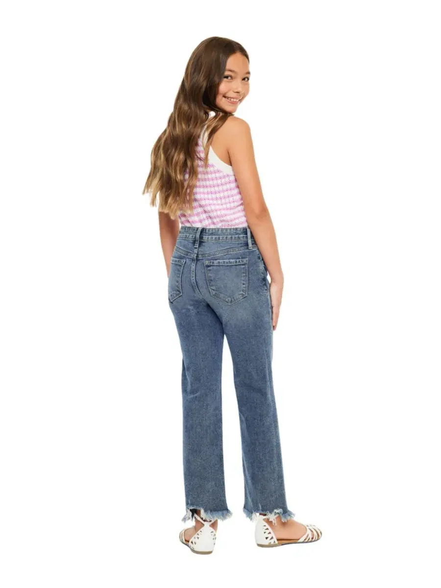 Джинсы скинни с высокой посадкой Bianca High Rise Slim Straight KanCan — изображение 3 из 7, черный