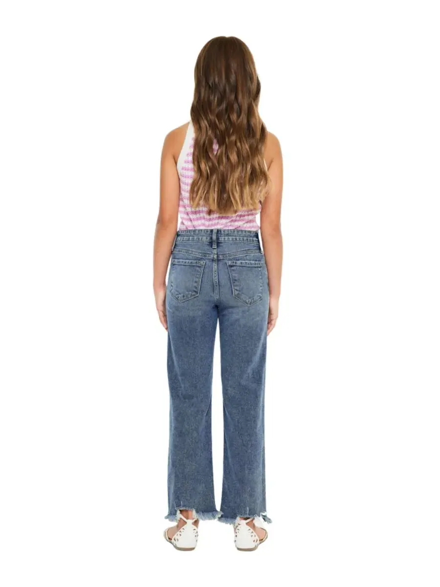 Джинсы скинни с высокой посадкой Bianca High Rise Slim Straight KanCan — изображение 7 из 7, черный