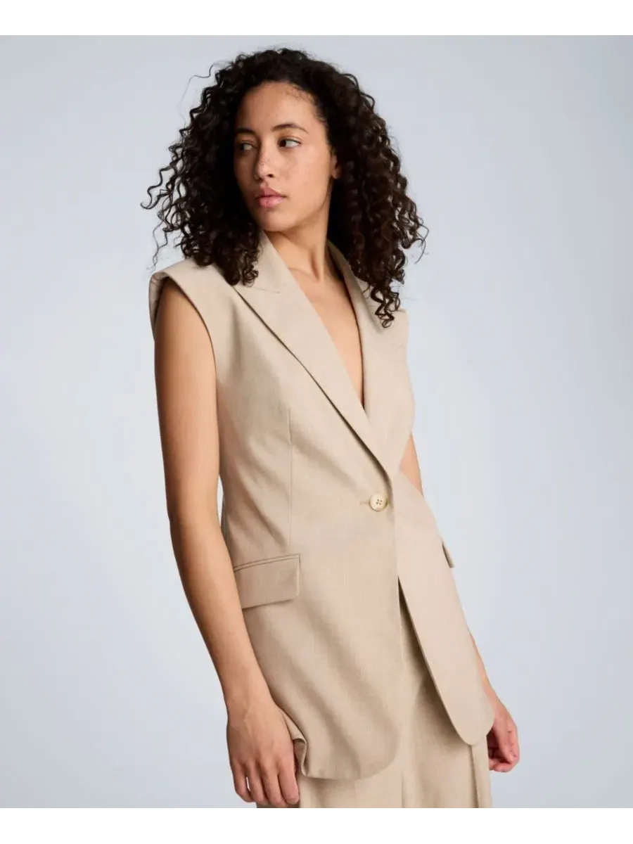 Женский жилет с открытой спиной и лямками Kenneth Cole — изображение 7 из 8, белый