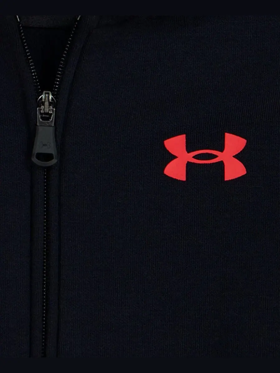 Комплект из 3 предметов: худи с длинным рукавом, футболка и джоггеры Under Armour — изображение 5 из 5, черный/красный