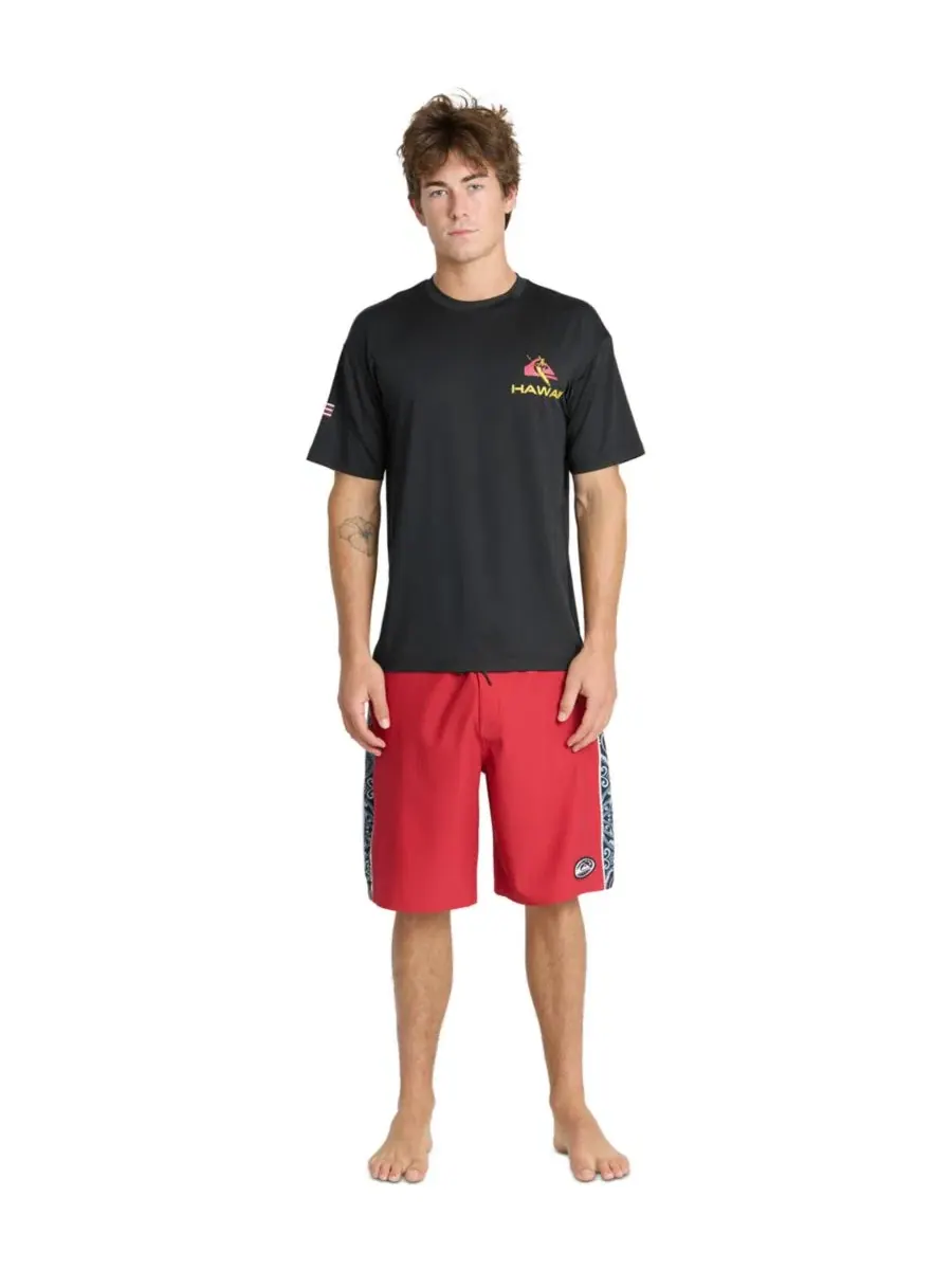 Футболка для серфинга с защитой UPF 50 Quiksilver — изображение 2 из 5, черный